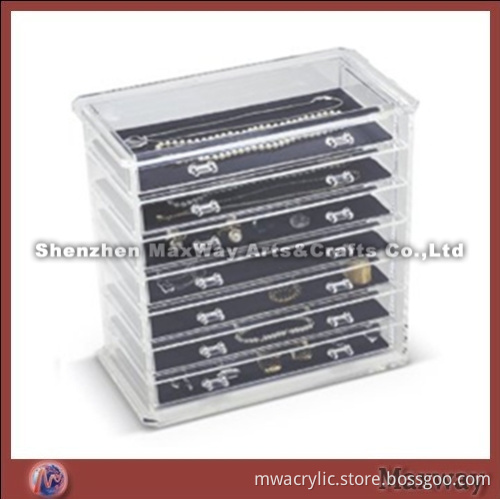 Clear Acrylic Jewelery Storage Box